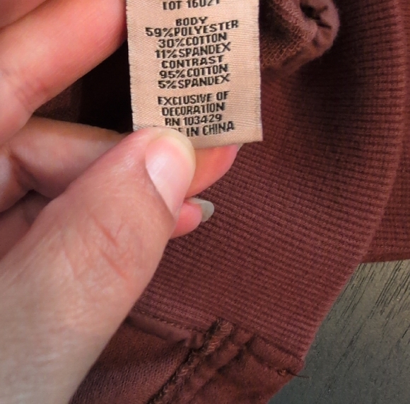 Anthropologie Burgundy Bomber Jacket with Classic Design - Picture 13 of 13